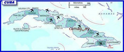 Cuba Map With Airports